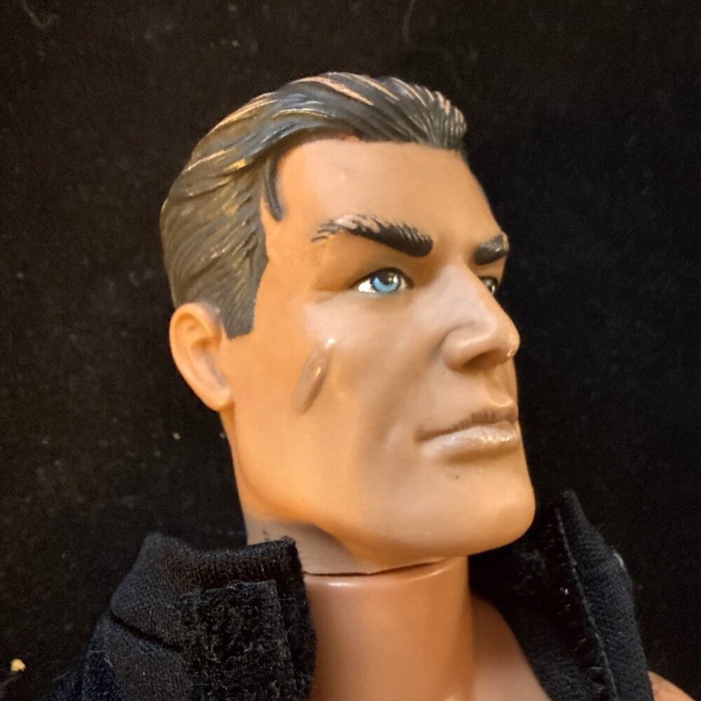 Vintage 1996 GI Joe Hasbro Doll Scar Face Toy 12” Clothes Tattoo - Picture 2 of 16